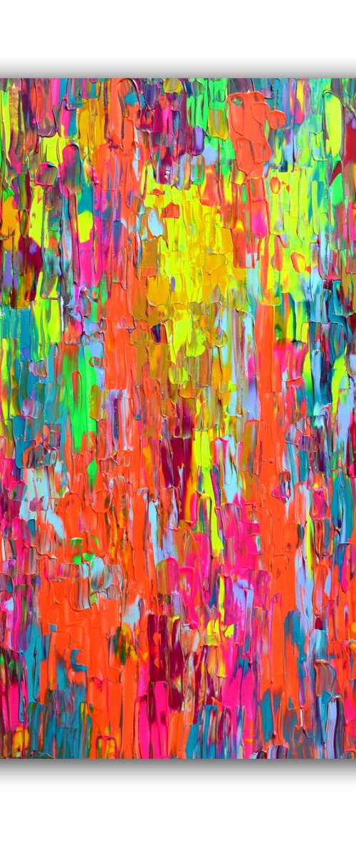 TOCCATA 100x100x4cm - 3D High Gallery Quality, Heavy Textured, Relief Painting by Soos Tiberiu