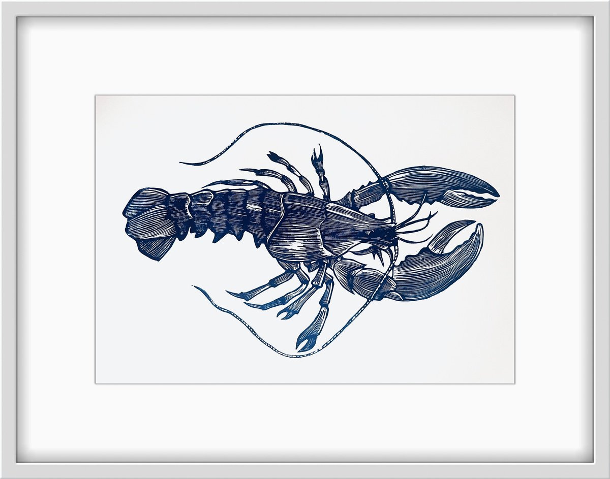 Blue Lobster by Amy Cundall
