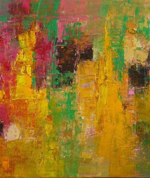 Shades Of Vibrant Health  (Large, 120x60cm) by Kalpana Soanes