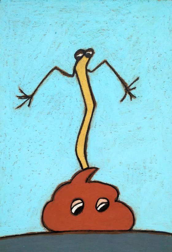 Stick on the shit