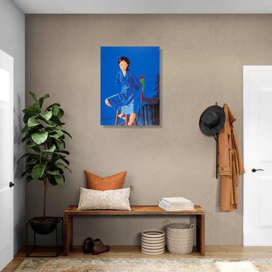 Portrait in Blue