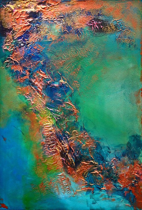 Abstract painting - Decay #9