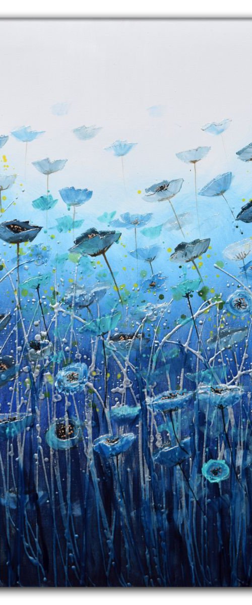 Water poppies by Amanda Dagg