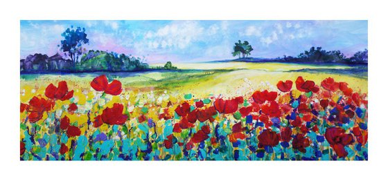 Poppies and Golden Fields