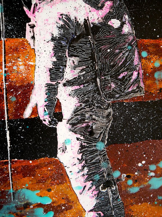 Apollo Mondrian 2020 people street art Painting