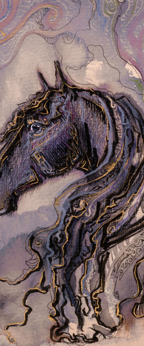 "Black beauty" by Fefa Koroleva