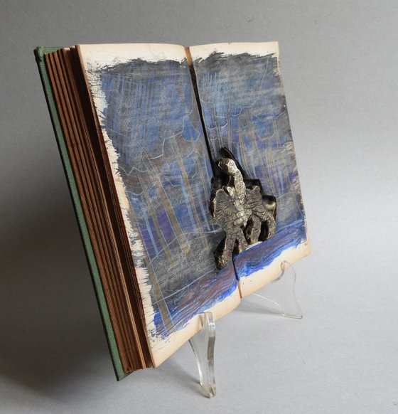 Rider in a literary forest