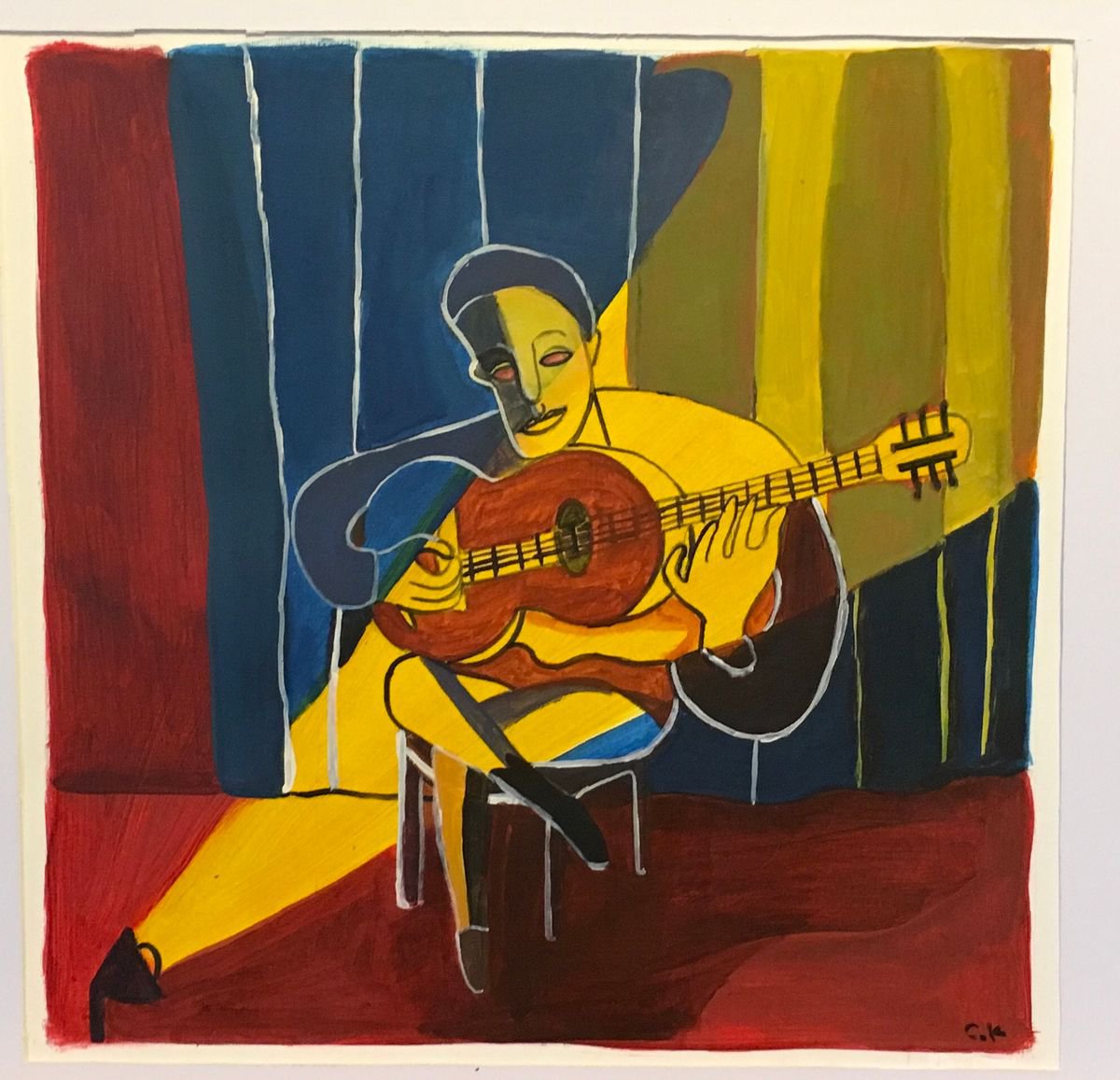 A guitar player by Chihiro Kinjo
