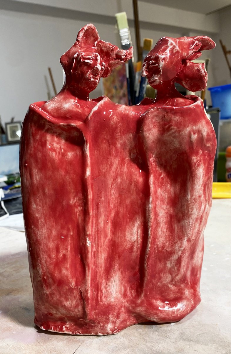 Organic Clay Sculpture , Tristano E Isotta By YS?rei, 6 X 9, Artwork For Sale On Artfinder