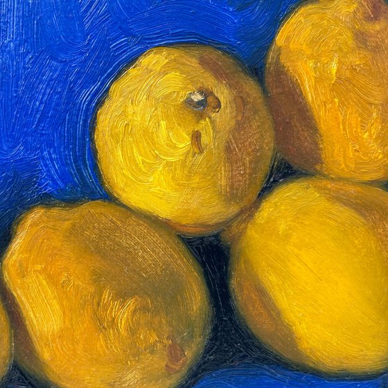 Still life with lemons