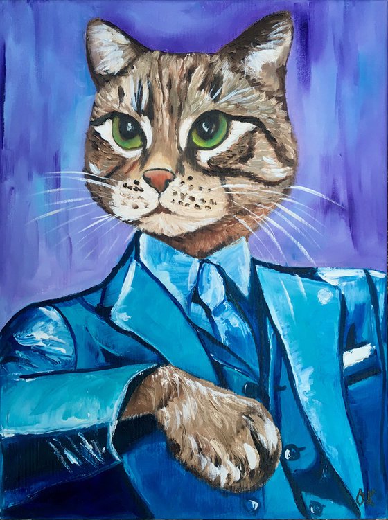 The Cat Of Wall Street. Feline power.