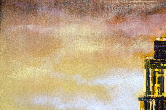 Empire State Building At Sunset