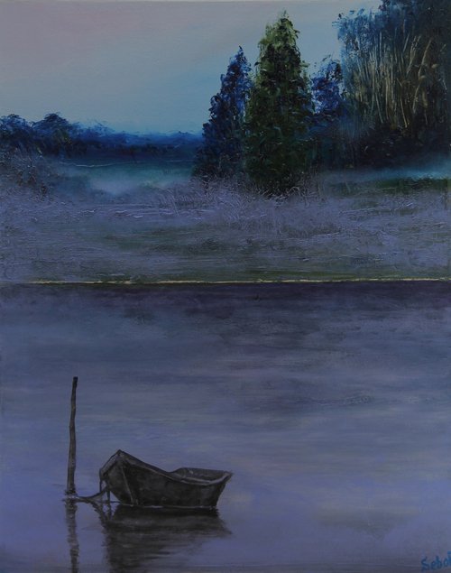River Fog by Serguei Borodouline