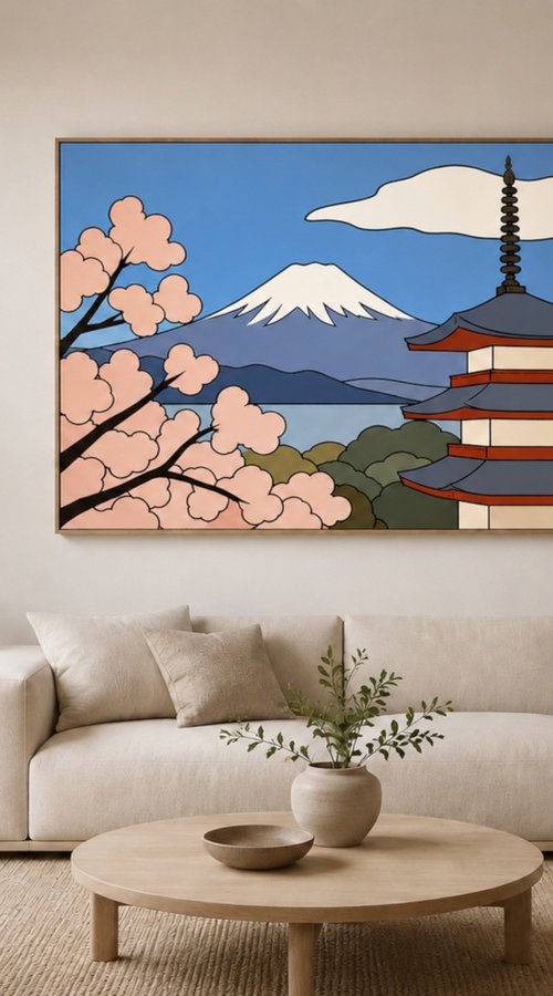 Spring at Mount Fuji #03 by Marina Krylova