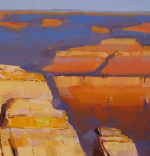 Grand Canyon National Park Handmade oil painting One of a kind Signed Large Size Painting by Vahe Yeremyan