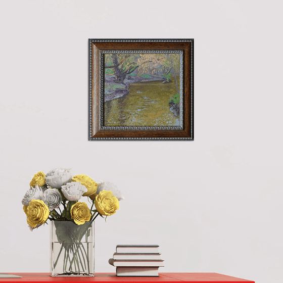 The Ponomarka River in April