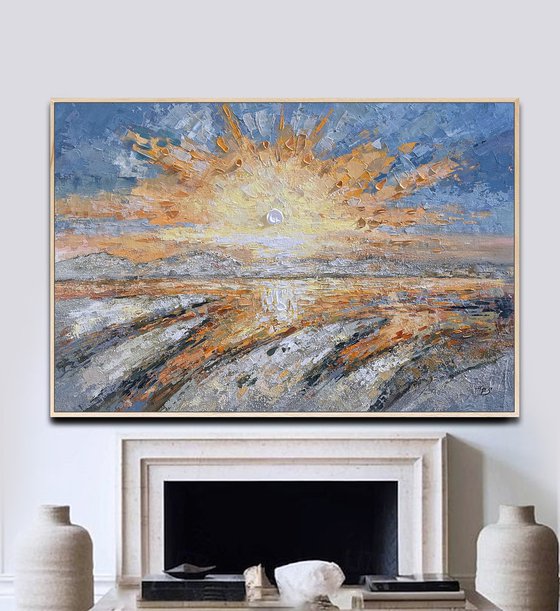 Radiant Gold Sunset