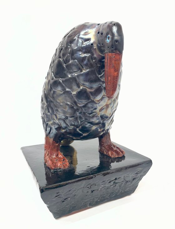 Black Bird with Golden Egg