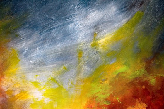 The Wrath Of Angels #4 - Large original abstract landscape