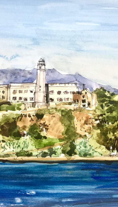 Alcatraz Island San Francisco by Joseph Peter D'silva