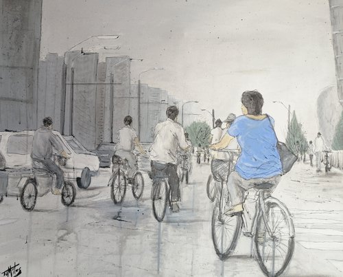 Nine million bicycles by TJ Miles