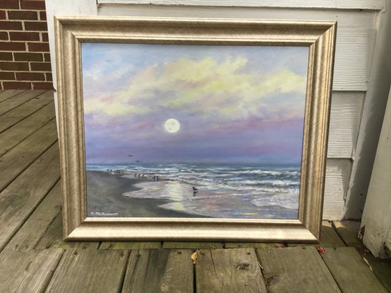 BEACH MOONRISE (SOLD)