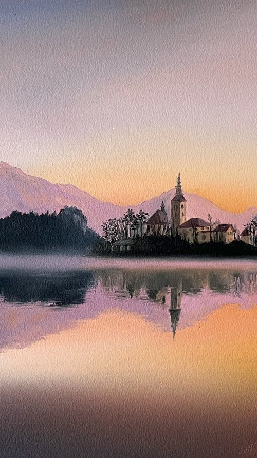 Stillness Over Bled by Simona Nedeva
