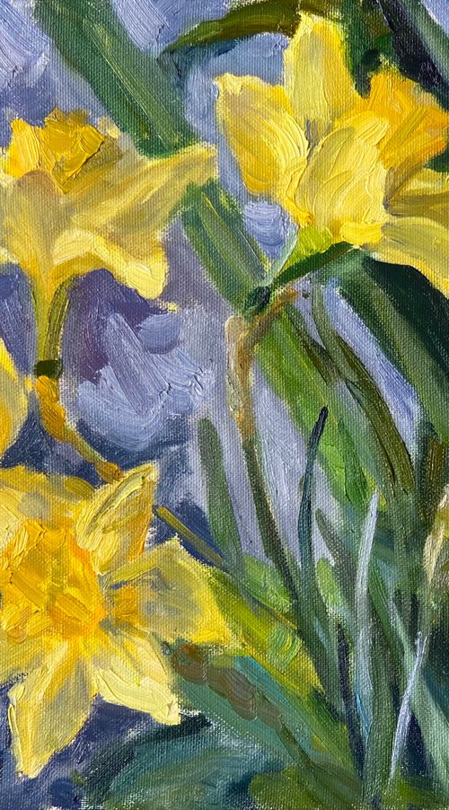 Yellow flowers by Nataliia Nosyk