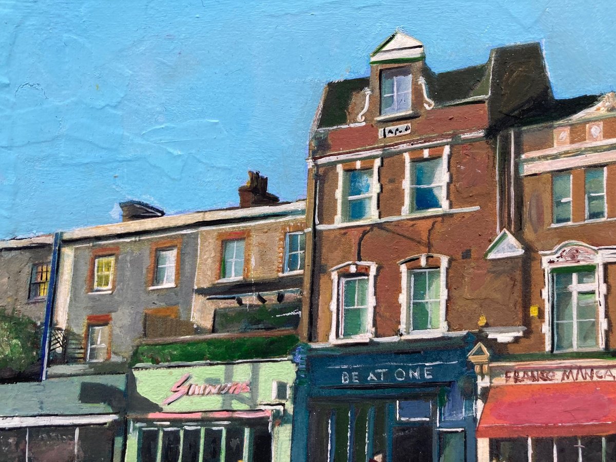 Row Of Shops, London by Andrew  Reid Wildman