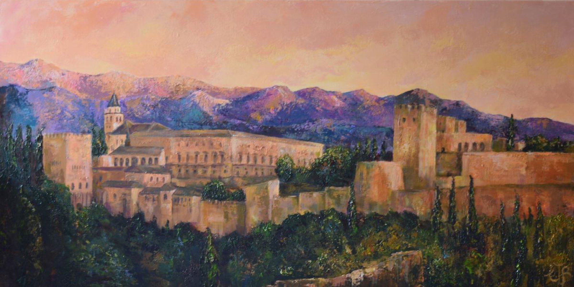 Art of the Day: "Granada, 2017" by Colette Baumback