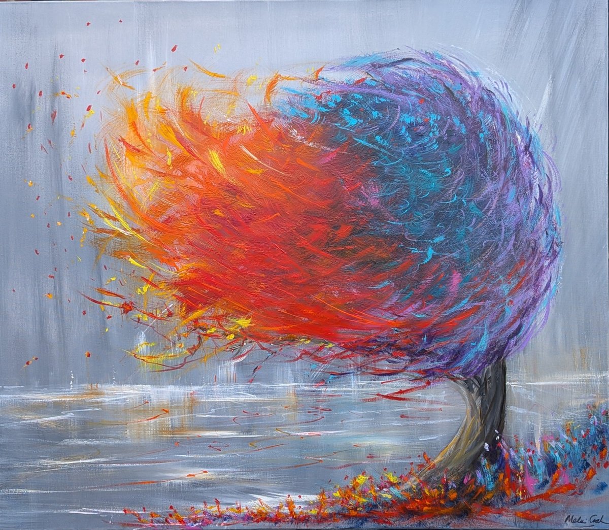 Spirit Of Resilience 2 By Mel Graham, 28 X 24, Artwork For Sale On Artfinder