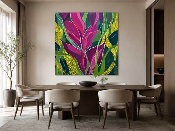 Tropical Leaves Dance #3
