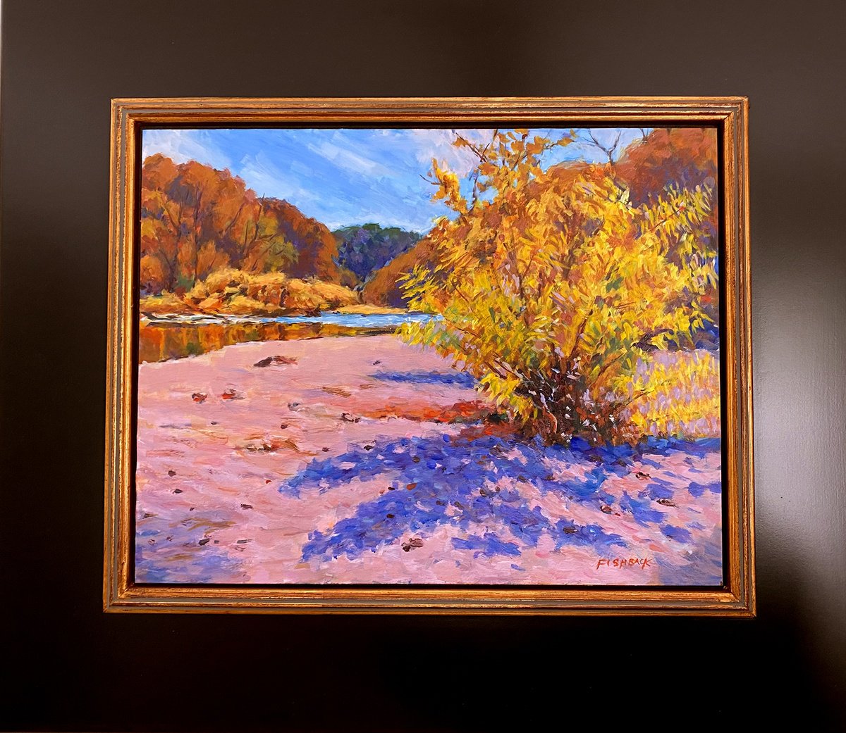 Sunny Day On The Jacks Fork By Daniel Brian Fishback, 22 X 18, Artwork For Sale On Artfinder