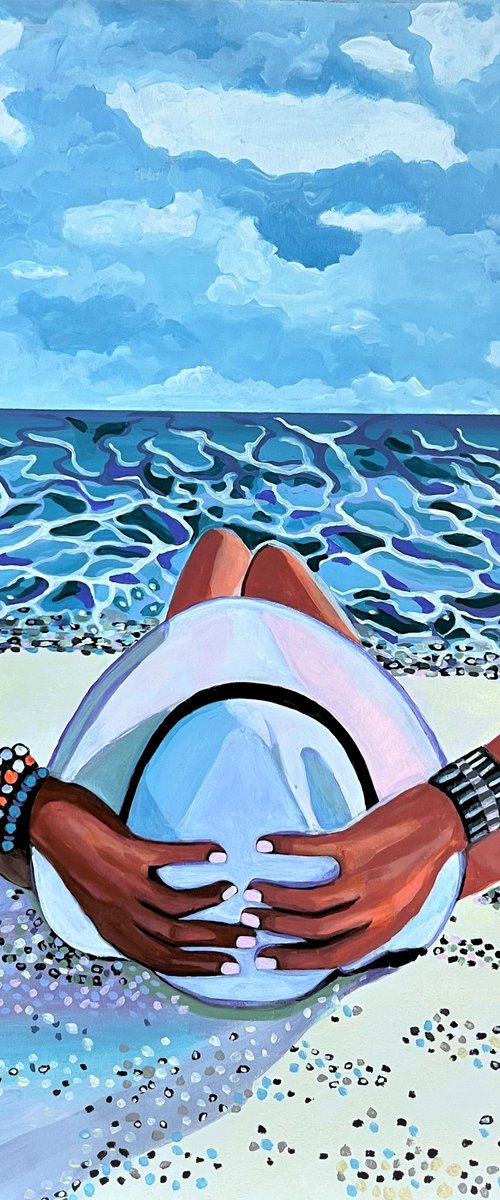 At the beach by Alexandra Djokic