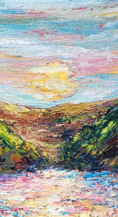Sunset Song, Glendalough by Niki Purcell