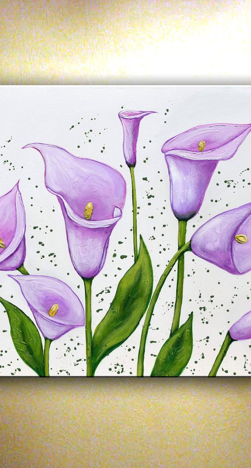 Calla Lilies by Nataliya Stupak