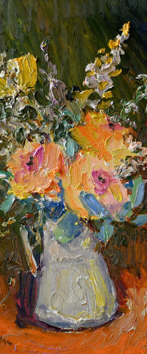 Impasto Flowers by Suren Nersisyan