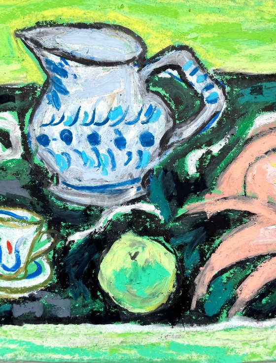 Still life With Green Apples