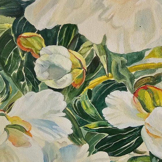 Grandmother's Peonies