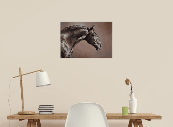 My spirited horse...