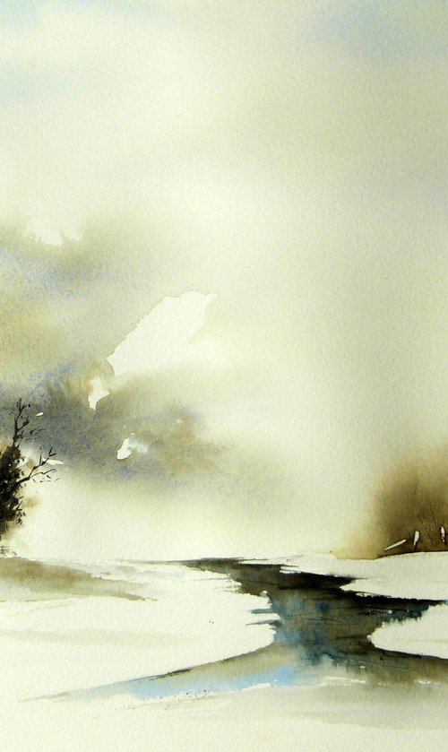 Roost. Original Watercolour Painting. by Graham Kemp