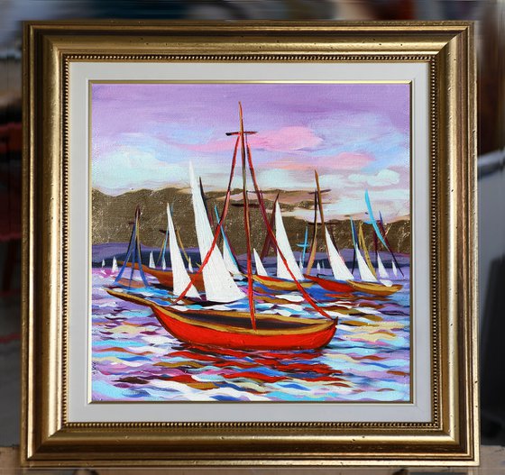 Ruddy Sailors' Sunset