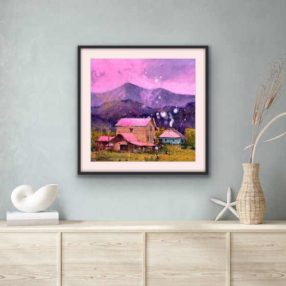 A fabulous Mountains landscape
