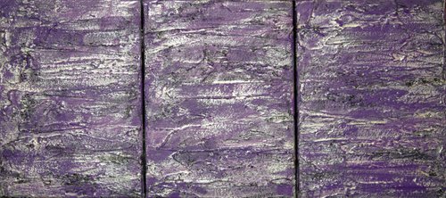 Triptych purple by Stuart Wright