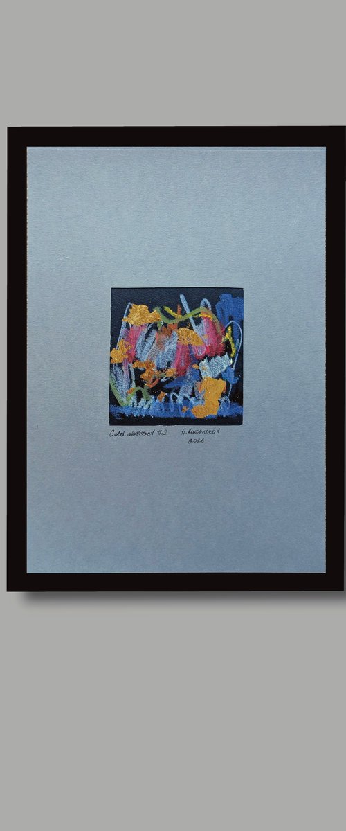 Gold abstract N2 by Alena Kuschnereit