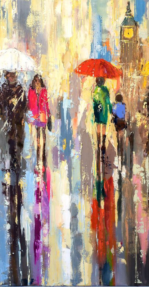 'London Rain II' by Ewa Czarniecka