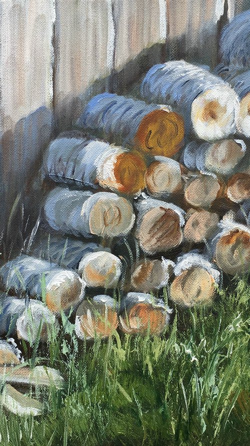 Firewood by Elena Sokolova