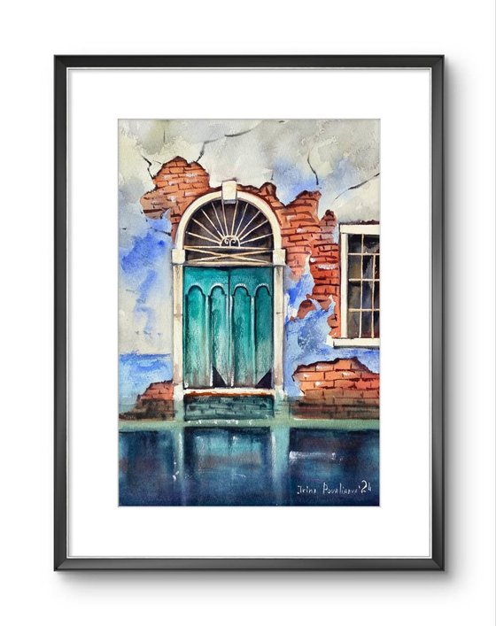 The Emerald Venetian Door