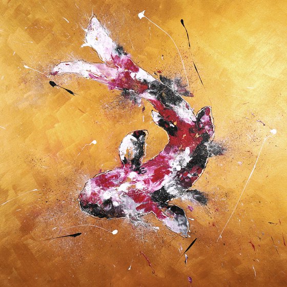 Gold-Red Koi