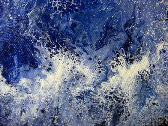 Seascape Painting "Sea Lace" 70 x 90 cm